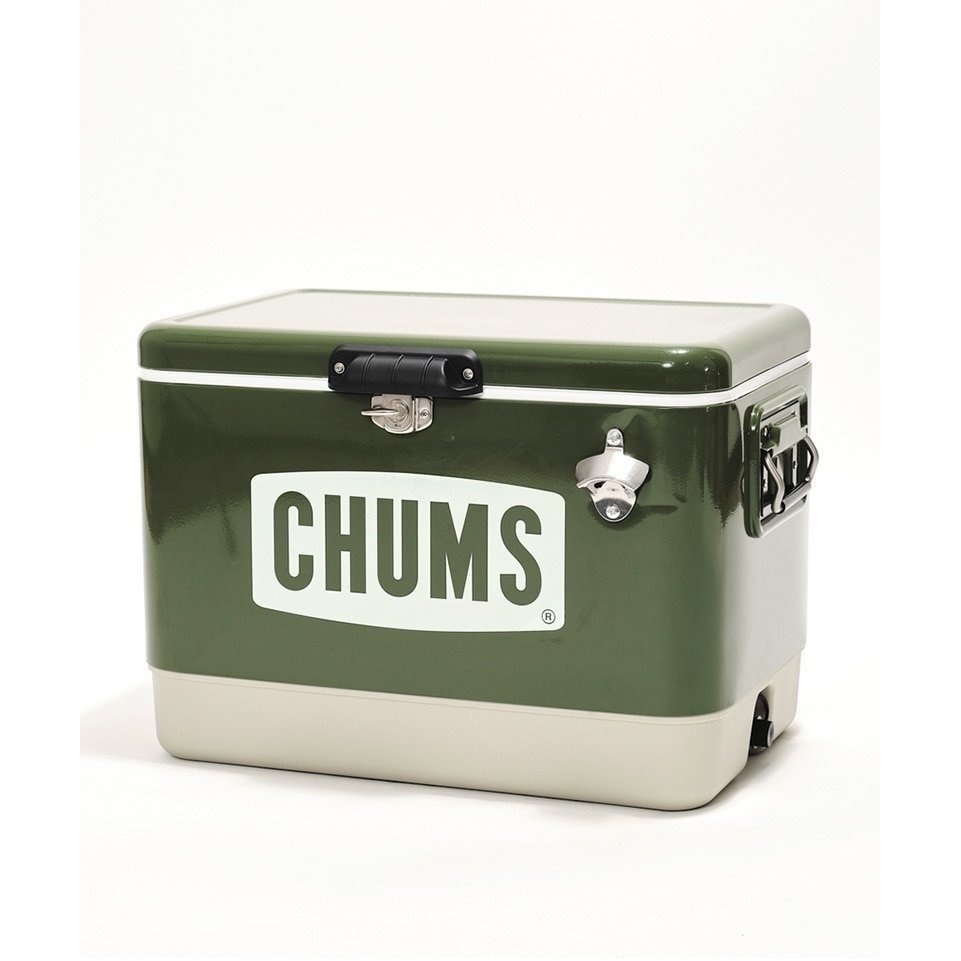 【チャムス/CHUMS / GOODS】のチャムス(CHUMS) 大容量 54L 仕切り無し 高耐久 スチール クーラーボックス 保冷 CH62-1802-M032 人気、トレンドファッション・服の通販 founy(ファニー) 　おすすめ　Recommend　フォーム　Form　フロント　Front　ボックス　Box　ホーム・キャンプ・アウトドア・お取り寄せ　Home,Garden,Outdoor,Camping Gear　キャンプ用品・アウトドア
　Camping Gear & Outdoor Supplies　クーラーボックス　Cooler　 other-1|ID: prp329100003425615 ipo3291000000025055000