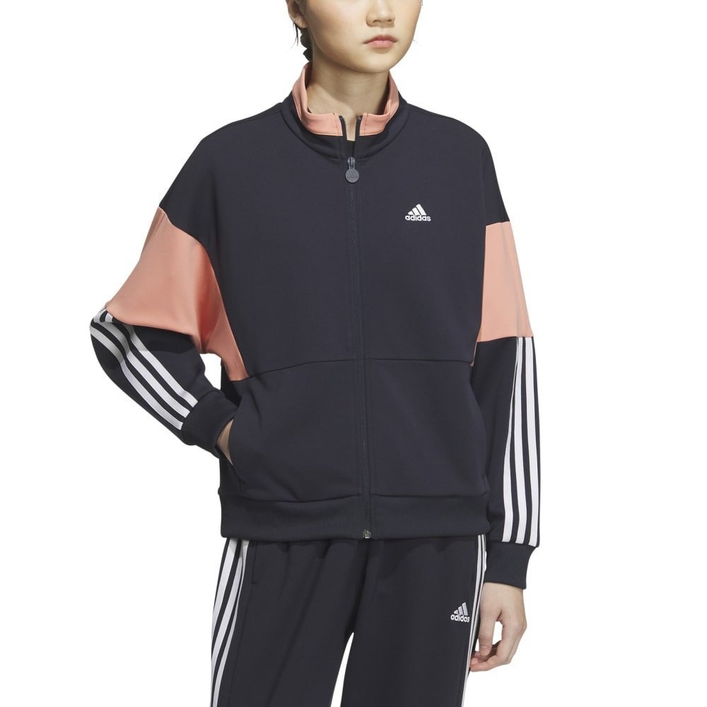 【アディダス/adidas / GOODS】のアディダス(adidas)(レディース)ジャージ レディース チーム ルーズフィット ダブルニット IEH89-IK9874 人気、トレンドファッション・服の通販 founy(ファニー) 　A/W・秋冬　Aw・Autumn/Winter・Fw・Fall-Winter　ジャージ　Jersey　スタンド　Stand　ダブル　Double　ブロック　Block　ポケット　Pocket　モダン　Modern　リラックス　Relax　ホーム・キャンプ・アウトドア・お取り寄せ　Home,Garden,Outdoor,Camping Gear　キャンプ用品・アウトドア
　Camping Gear & Outdoor Supplies　その他 雑貨 小物　Camping Tools　 other-1|ID: prp329100003524444 ipo3291000000024349836