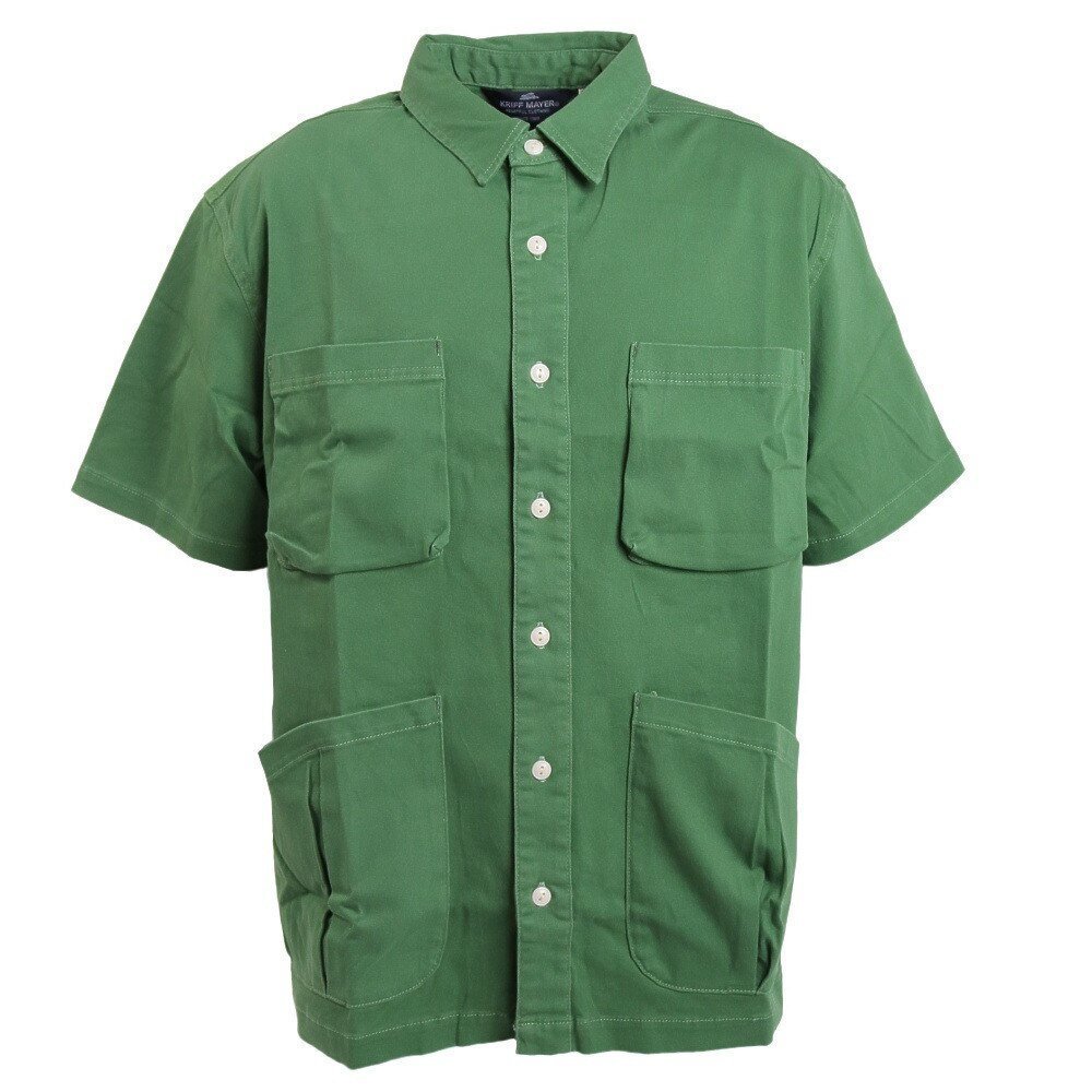 【クリフメイヤー/KRIFF MAYER / GOODS】のクリフメイヤー(KRIFF MAYER)(メンズ)ユーティリティキャンプシャツ 2154000-65 GREEN 人気、トレンドファッション・服の通販 founy(ファニー) 　S/S・春夏　Ss・Spring/Summer　メンズ　Mens　夏　Summer　春　Spring　ホーム・キャンプ・アウトドア・お取り寄せ　Home,Garden,Outdoor,Camping Gear　キャンプ用品・アウトドア
　Camping Gear & Outdoor Supplies　その他 雑貨 小物　Camping Tools　 other-1|ID: prp329100003605780 ipo3291000000023726855