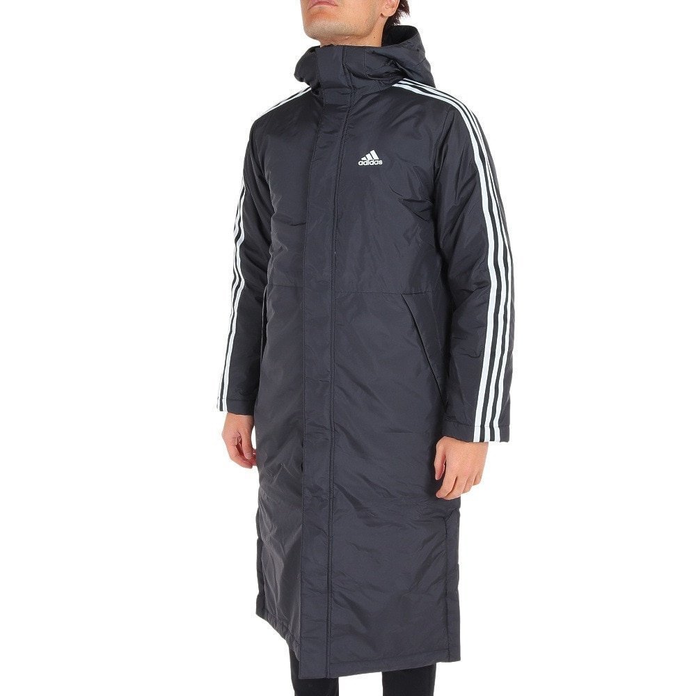 【アディダス/adidas / GOODS】のアディダス(adidas)(メンズ)ロングコート ライト インサレーテッド ベンチコート IZH00-GF0000 スポーツウェア 人気、トレンドファッション・服の通販 founy(ファニー) 　A/W・秋冬　Aw・Autumn/Winter・Fw・Fall-Winter　インナー　Inner　スポーツ　Sports　タフタ　Taffeta　フラップ　Flap　ポケット　Pocket　メンズ　Mens　ロング　Long　ホーム・キャンプ・アウトドア・お取り寄せ　Home,Garden,Outdoor,Camping Gear　キャンプ用品・アウトドア
　Camping Gear & Outdoor Supplies　その他 雑貨 小物　Camping Tools　 other-1|ID: prp329100003678154 ipo3291000000024166646