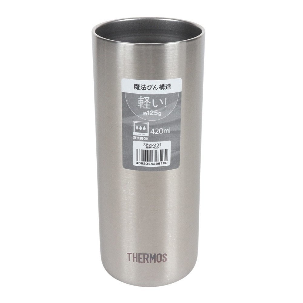 【サーモス/THERMOS / GOODS】のサーモス(THERMOS) タンブラー 保冷 保温 真空断熱タンブラー 420ml シルバー JDW-420 S 人気、トレンドファッション・服の通販 founy(ファニー) 　S/S・春夏　Ss・Spring/Summer　シルバー　Silver　タンブラー　Tumbler　夏　Summer　春　Spring　ホーム・キャンプ・アウトドア・お取り寄せ　Home,Garden,Outdoor,Camping Gear　キャンプ用品・アウトドア
　Camping Gear & Outdoor Supplies　その他 雑貨 小物　Camping Tools　 other-1|ID: prp329100004218586 ipo3291000000029256799