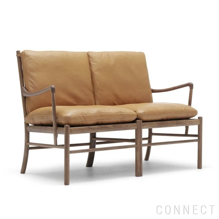 【カール ハンセン&サン/CARL HANSEN & SON / GOODS】のOW149-2COLONIALSOFA(コロニアルソファ)/ウォルナット材・オイル仕上げ・ライトブラウンレザー(Sif95)/2人掛け インテリア・キッズ・メンズ・レディースファッション・服の通販 founy(ファニー) https://founy.com/ オイル Oil クラシック Classic フォルム Form モダン Modern ホーム・キャンプ・アウトドア・お取り寄せ Home,Garden,Outdoor,Camping Gear 家具・インテリア Furniture ソファー Sofa ホーム・キャンプ・アウトドア・お取り寄せ Home,Garden,Outdoor,Camping Gear 家具・インテリア Furniture チェア・椅子 Chair アームチェア Armchair |ID: prp329100003114152 ipo3291000000021120801