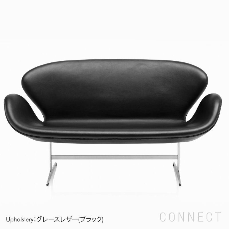 【フリッツ ハンセン/FRITZ HANSEN / GOODS】のSWAN(スワンソファ)/サテン仕上げアルミ製シェーカーベース/グレースレザー(旧エレガンスレザー)ブラック 人気、トレンドファッション・服の通販 founy(ファニー) 　コレクション　Collection　サテン　Satin　シンプル　Simple　フォルム　Form　ホーム・キャンプ・アウトドア・お取り寄せ　Home,Garden,Outdoor,Camping Gear　家具・インテリア　Furniture　その他 インテリア雑貨、家具　Furniture, Interior, Others　 other-1|ID: prp329100003114160 ipo3291000000021120809