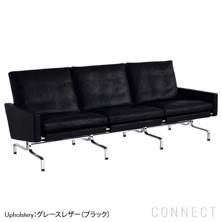 【フリッツ ハンセン/FRITZ HANSEN / GOODS】のPK31/3(ピーケー31/3)/グレースレザー(旧エレガンスレザー)ブラック/W1980《ケースブックプレゼント》 人気、トレンドファッション・服の通販 founy(ファニー) 　フォルム　Form　ホーム・キャンプ・アウトドア・お取り寄せ　Home,Garden,Outdoor,Camping Gear　家具・インテリア　Furniture　チェア・椅子　Chair　ラウンジチェア　Lounge Chair　 other-1|ID: prp329100003114164 ipo3291000000021120813