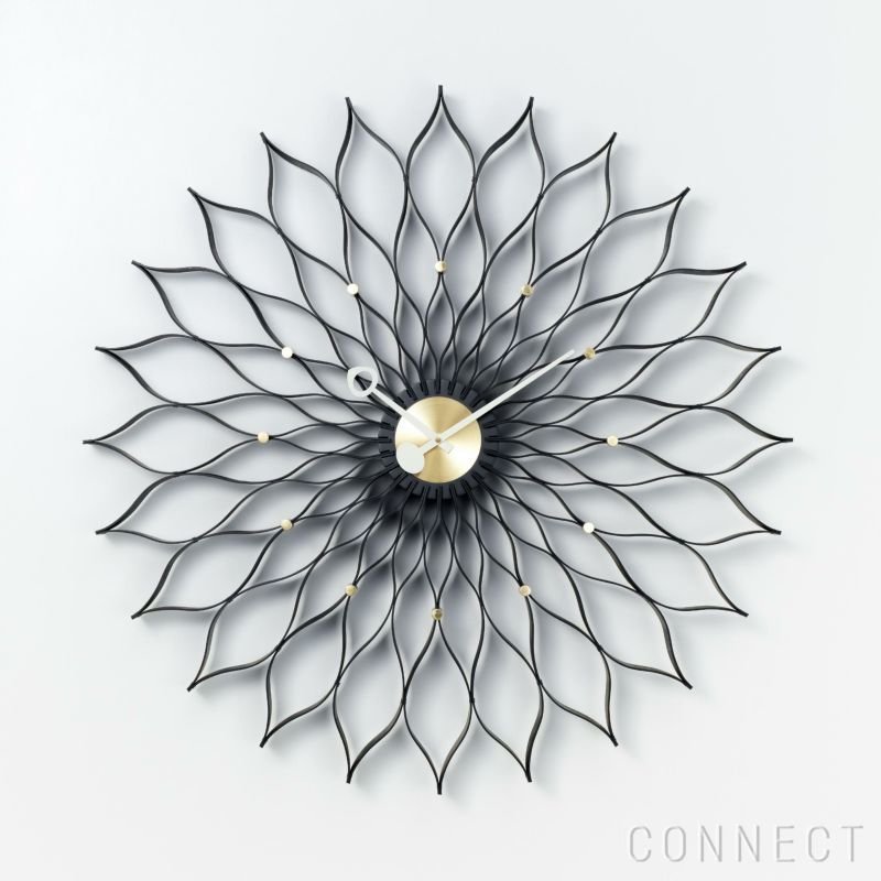 【ヴィトラ/Vitra / GOODS】のWallClocks(ウォールクロック)/SunflowerClock(サンフラワークロック)/Black/掛け時計 人気、トレンドファッション・服の通販 founy(ファニー) 　ホーム・キャンプ・アウトドア・お取り寄せ　Home,Garden,Outdoor,Camping Gear　家具・インテリア　Furniture　その他 インテリア雑貨、家具　Furniture, Interior, Others　 other-1|ID: prp329100003114858 ipo3291000000021121507