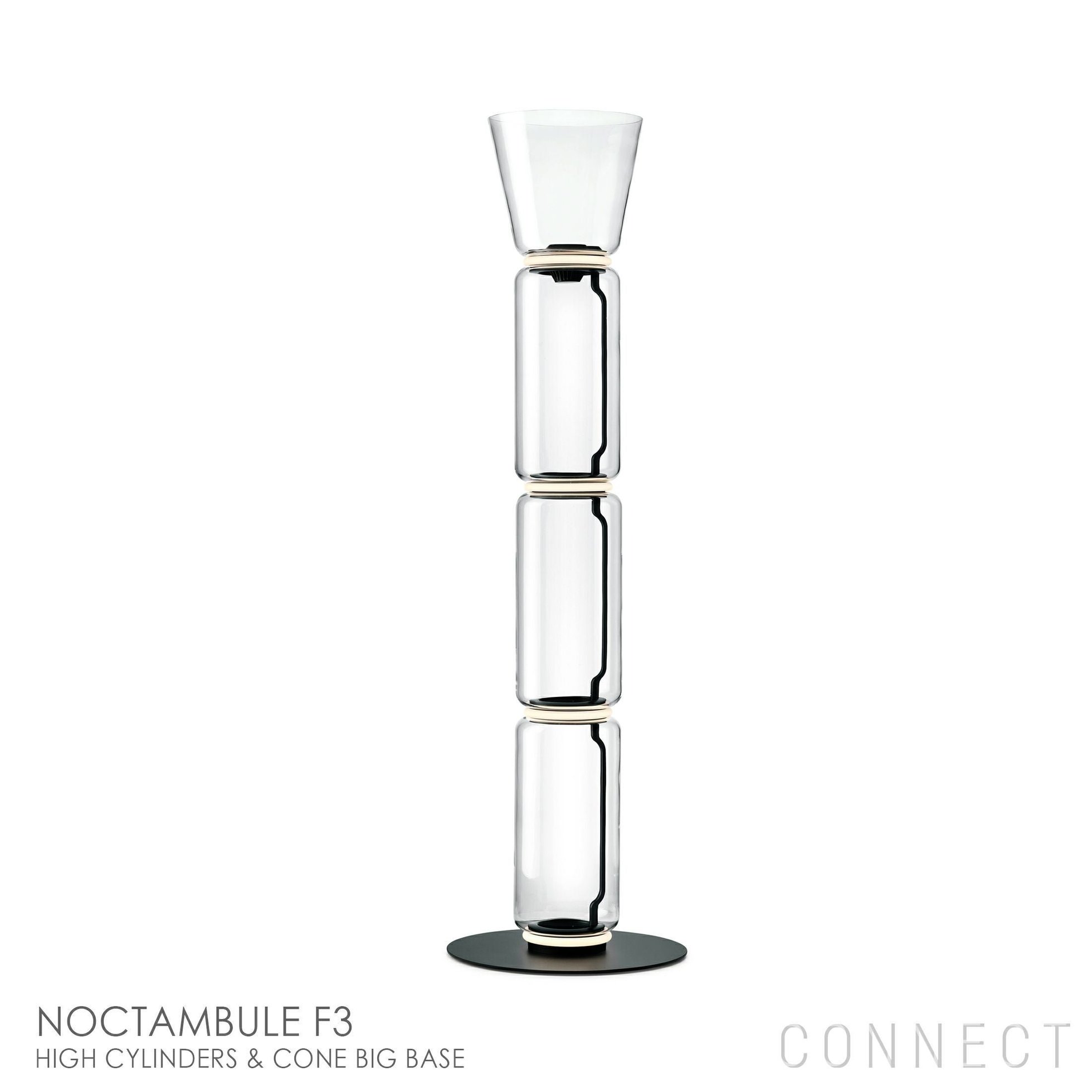 【フロス/FLOS / GOODS】のNOCTAMBULEF3(ノクタンブルF3)HIGHCYLINDERS&CONEBIGBASE/フロアランプ 人気、トレンドファッション・服の通販 founy(ファニー) 　ガラス　Glass, Glassware　コレクション　Collection, Seasonal Line　ホーム・キャンプ・アウトドア・お取り寄せ　Home Living / Home & Lifestyle / Camping Gear / Outdoor Camping　家具・インテリア　Home Furniture & Interior. Stylish & Functional Living Spaces　ライト・照明　Lamps & Lighting Fixtures　シャンデリア・クリスタル照明　Chandelier / Crystal Ceiling Light　 other-1|ID: prp329100003658478 ipo3291000000035454065