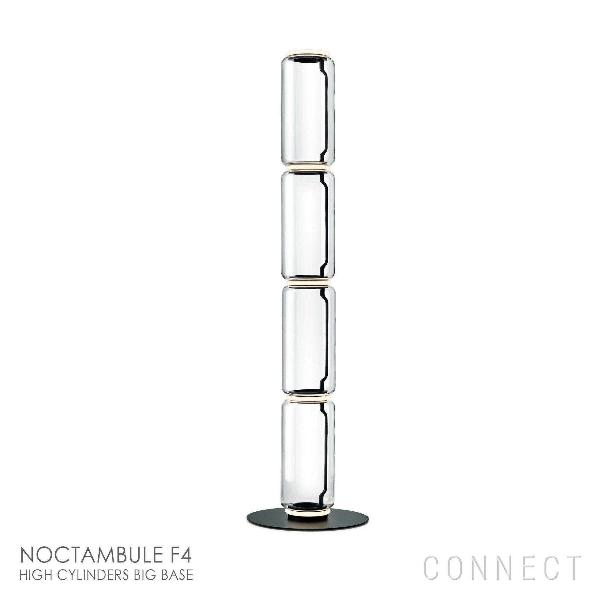 【フロス/FLOS / GOODS】のNOCTAMBULEF4(ノクタンブルF4)HIGHCYLINDERSBIGBASE/フロアランプ 人気、トレンドファッション・服の通販 founy(ファニー) 　ガラス　Glass, Glassware　コレクション　Collection, Seasonal Line　ホーム・キャンプ・アウトドア・お取り寄せ　Home Living / Home & Lifestyle / Camping Gear / Outdoor Camping　家具・インテリア　Home Furniture & Interior. Stylish & Functional Living Spaces　ライト・照明　Lamps & Lighting Fixtures　シャンデリア・クリスタル照明　Chandelier / Crystal Ceiling Light　 other-1|ID: prp329100003658480 ipo3291000000035454075