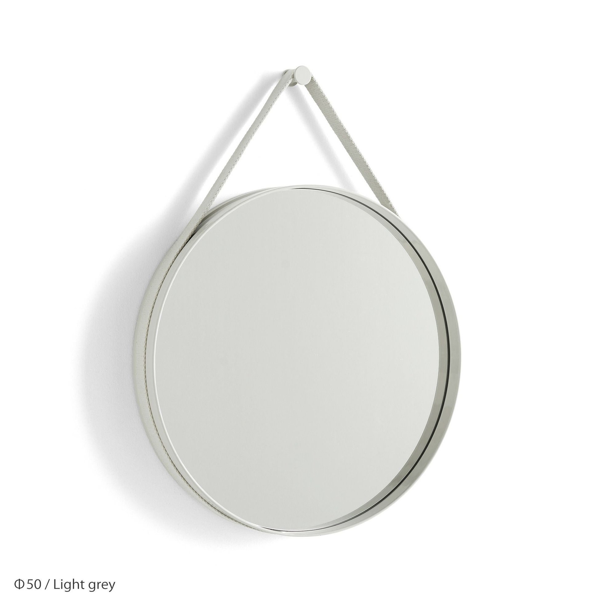 【ヘイ/HAY / GOODS】のSTRAPMIRRORNO2(ストラップミラー)/Φ50cm/ライトグレー/ミラー 人気、トレンドファッション・服の通販 founy(ファニー) 　おすすめ　Recommended / Our Picks　シンプル　Simple, Minimal　ホーム・キャンプ・アウトドア・お取り寄せ　Home Living / Home & Lifestyle / Camping Gear / Outdoor Camping　家具・インテリア　Home Furniture & Interior. Stylish & Functional Living Spaces　ライト・照明　Lamps & Lighting Fixtures　ホーム・キャンプ・アウトドア・お取り寄せ　Home Living / Home & Lifestyle / Camping Gear / Outdoor Camping　家具・インテリア　Home Furniture & Interior. Stylish & Functional Living Spaces　ミラー・ドレッサー　Mirrors & Dressers　壁掛けミラー・全身鏡・スタンドミラー　Wall Mirror　 other-1|ID: prp329100004062958 ipo3291000000035428686