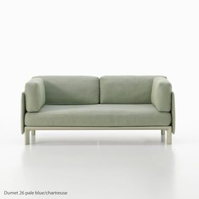 【ヴィトラ/Vitra / GOODS】 AnagramSofa(アナグラムソファ)2シーター/Dumet(デュメ)26palebluechartreuse/アルミベース・チョークパウダーコート仕上げ/ソファ人気、トレンドファッション・服の通販 founy(ファニー) イタリア Italy クッション Cushion フランス France ホーム・キャンプ・アウトドア・お取り寄せ Home,Garden,Outdoor,Camping Gear 家具・インテリア Furniture ソファー Sofa |ID:prp329100004134443