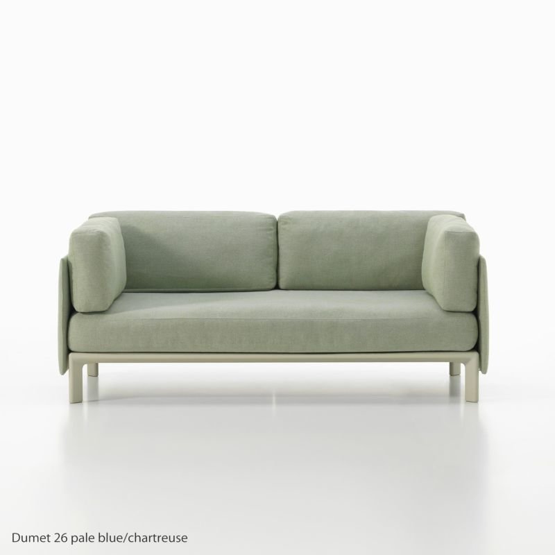 【ヴィトラ/Vitra / GOODS】のAnagramSofa(アナグラムソファ)2シーター/Dumet(デュメ)26palebluechartreuse/アルミベース・チョークパウダーコート仕上げ/ソファ 人気、トレンドファッション・服の通販 founy(ファニー) 　イタリア　Italy　クッション　Cushion　フランス　France　ホーム・キャンプ・アウトドア・お取り寄せ　Home,Garden,Outdoor,Camping Gear　家具・インテリア　Furniture　ソファー　Sofa　 other-1|ID: prp329100004134443 ipo3291000000028287092