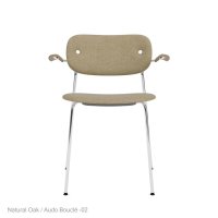 【オード コペンハーゲン/Audo Copenhagen / GOODS】のAudoCopenhagen(オドー・コペンハーゲン)/CODININGCHAIR(コダイニングチェア)/アームチェア/ナチュラルオーク/AudoBoucle(オドーブークレ)02/クロームベース 人気、トレンドファッション・服の通販 founy(ファニー) 軽量 Lightweight シンプル Simple エレガント 上品 Elegant ホーム・キャンプ・アウトドア・お取り寄せ Home,Garden,Outdoor,Camping Gear 家具・インテリア Furniture チェア・椅子 Chair ダイニングチェア Dining Chair ホーム・キャンプ・アウトドア・お取り寄せ Home,Garden,Outdoor,Camping Gear 家具・インテリア Furniture チェア・椅子 Chair アームチェア Armchair |ID:prp329100004168540