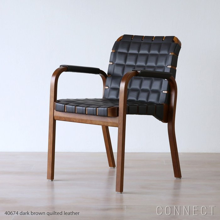 【アルテック/artek / GOODS】のARMCHAIR45(アームチェア45)/バーチ材・ウォルナットステイン/キルティングレザー/ダークブラウン/アームレスト・レザーカバー《当店限定山口一郎ポスター付》 インテリア・キッズ・メンズ・レディースファッション・服の通販 founy(ファニー) https://founy.com/ キルティング Quilted, Quilting 軽量 Lightweight, Ultra Light テーブル Table, Dining Table デスク Desk, Work Desk フラット Flat, Flat Shoes フレーム Frame, Outline ホーム・キャンプ・アウトドア・お取り寄せ Home Living / Home & Lifestyle / Camping Gear / Outdoor Camping 家具・インテリア Home Furniture & Interior. Stylish & Functional Living Spaces チェア・椅子 Seating & Chairs アームチェア・アクセントチェア Armchairs & Accent Chairs ホーム・キャンプ・アウトドア・お取り寄せ Home Living / Home & Lifestyle / Camping Gear / Outdoor Camping 家具・インテリア Home Furniture & Interior. Stylish & Functional Living Spaces テーブル Dining, Coffee & Side Tables ダイニングテーブル・食卓テーブル Dining Tables |ID: prp329100004322304 ipo3291000000035407078