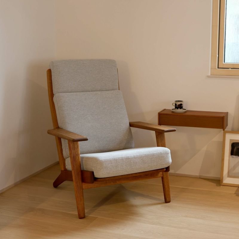 【その他のブランド/Other】のHansJ.Wegner(ハンスJ.ウェグナー)/GE290Aハイバックイージーチェア(vd2211-01-01)* 人気、トレンドファッション・服の通販 founy(ファニー) 　ヴィンテージ　Vintage Style　クッション　Cushion, Throw Pillow　クール　Cool, Chic　リラックス　Relax, Relaxed Fit　ホーム・キャンプ・アウトドア・お取り寄せ　Home Living / Home & Lifestyle / Camping Gear / Outdoor Camping　家具・インテリア　Home Furniture & Interior. Stylish & Functional Living Spaces　その他 インテリア雑貨、家具　Home Decor & Furniture Extras　 other-1|ID: prp329100004393578 ipo3291000000030719408