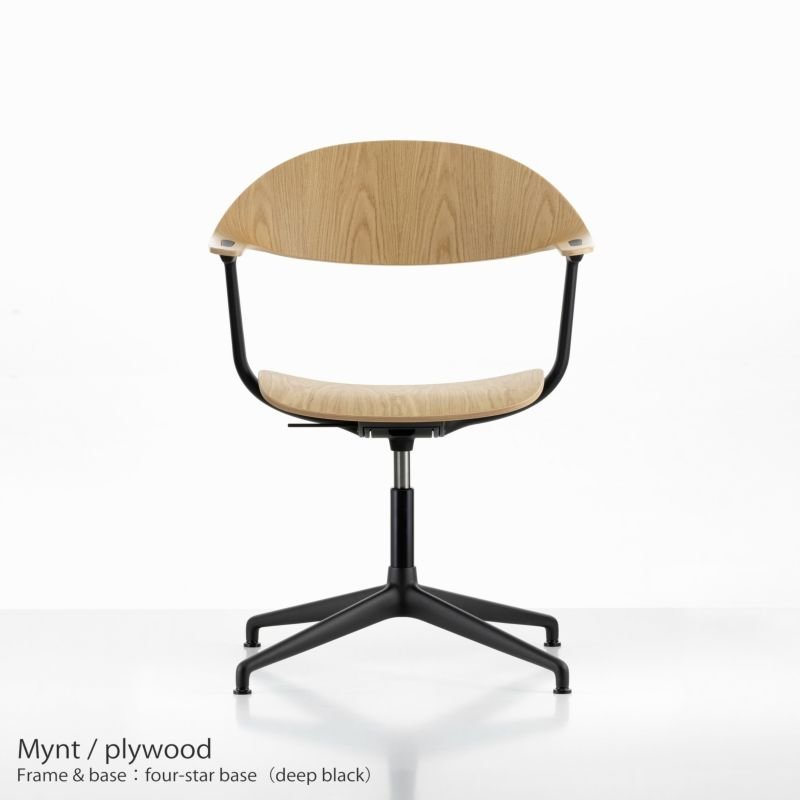 【ヴィトラ/Vitra / GOODS】のMynt(ミント)/プライウッド/ディープブラック4スターベース・パウダーコート仕上げ/デスクチェア《ツールボックスREプレゼント》 人気、トレンドファッション・服の通販 founy(ファニー) 　シンプル　Simple　テーブル　Table　デスク　Desk　バランス　Balance　ボックス　Box　ホーム・キャンプ・アウトドア・お取り寄せ　Home,Garden,Outdoor,Camping Gear　家具・インテリア　Home Furniture & Interior. Stylish & Functional Living Spaces　チェア・椅子　Chair　オフィスチェア・デスクチェア　Office Chair/Desk Chair　ホーム・キャンプ・アウトドア・お取り寄せ　Home,Garden,Outdoor,Camping Gear　家具・インテリア　Home Furniture & Interior. Stylish & Functional Living Spaces　テーブル　Table　ダイニングテーブル　Dining Table　 other-1|ID: prp329100004446397 ipo3291000000031080840