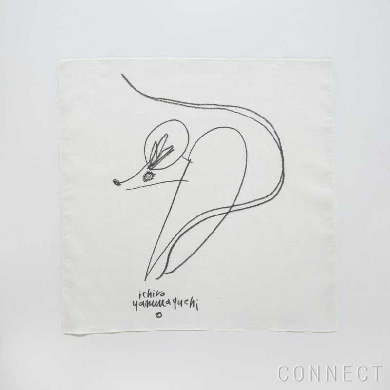 【山口一郎/Ichiro Yamaguchi / GOODS】の[販売終了]山口一郎描きおろし/ねずみハンカチ 人気、トレンドファッション・服の通販 founy(ファニー) 　おすすめ　Recommend　ハンカチ　Handkerchief　バンダナ　Bandana　プリント　Print　人気　Popularity　吸水　Water Absorption　ホーム・キャンプ・アウトドア・お取り寄せ　Home,Garden,Outdoor,Camping Gear　家具・インテリア　Furniture　その他 インテリア雑貨、家具　Furniture, Interior, Others　 other-1|ID: prp329100004466233 ipo3291000000031344315