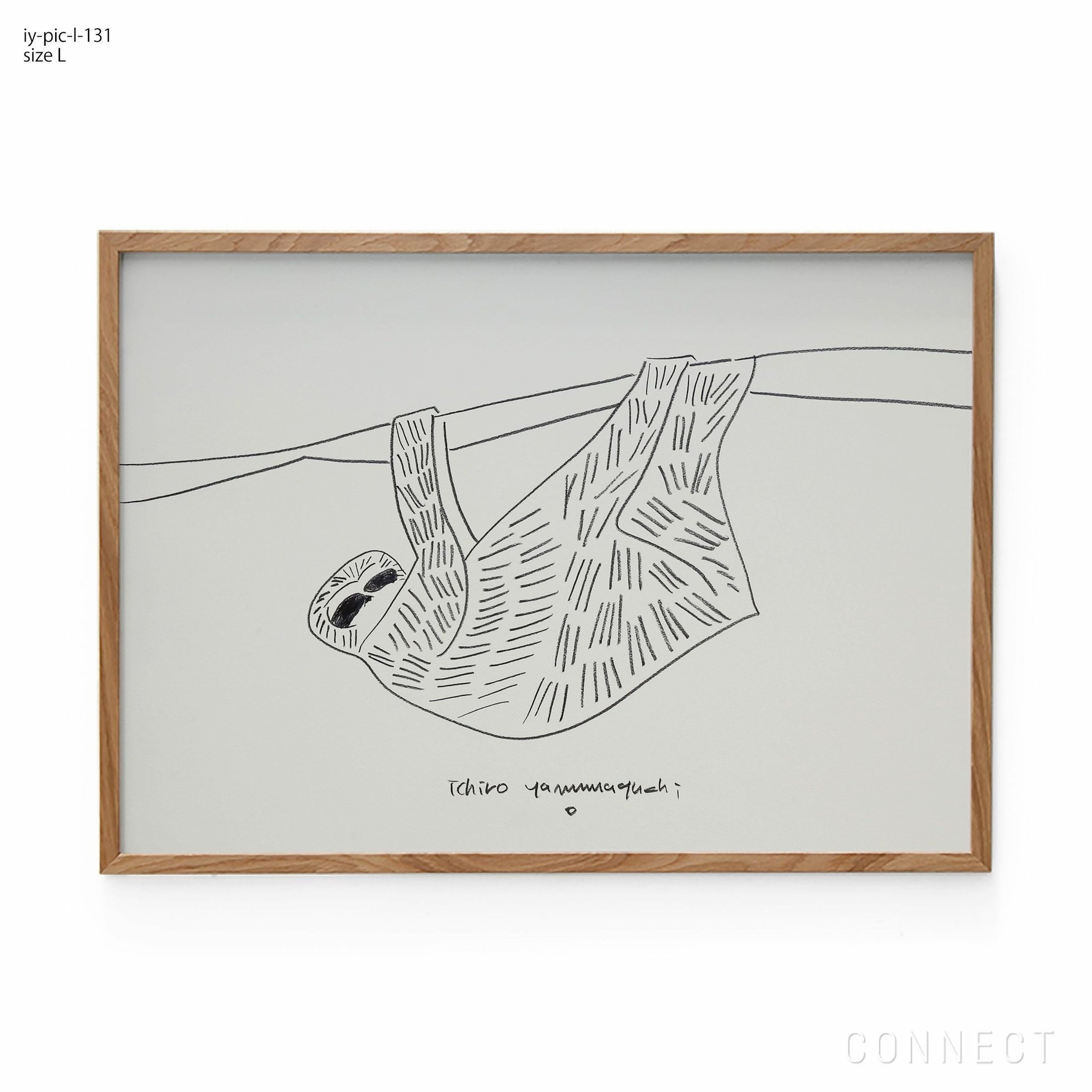 【山口一郎/Ichiro Yamaguchi / GOODS】の[販売終了]山口一郎/Lサイズ/ナマケモノ/iy-pic-l-131 人気、トレンドファッション・服の通販 founy(ファニー) 　ホーム・キャンプ・アウトドア・お取り寄せ　Home Living / Home & Lifestyle / Camping Gear / Outdoor Camping　家具・インテリア　Home Furniture & Interior. Stylish & Functional Living Spaces　その他 インテリア雑貨、家具　Home Decor & Furniture Extras　 other-1|ID: prp329100004466258 ipo3291000000035453513