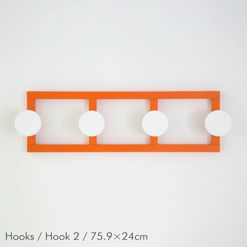 【ラーウィー/raawii / GOODS】のraawii(ラーウィー)/Hooks(フックス)/Hook2/75.9×24cm/壁掛けフック 人気、トレンドファッション・服の通販 founy(ファニー) 　オレンジ　Orange　カラフル　Colorful　シンプル　Simple　ミラノ　Milan　ホーム・キャンプ・アウトドア・お取り寄せ　Home,Garden,Outdoor,Camping Gear　家具・インテリア　Furniture　その他 インテリア雑貨、家具　Furniture, Interior, Others　 other-1|ID: prp329100004513597 ipo3291000000031889895