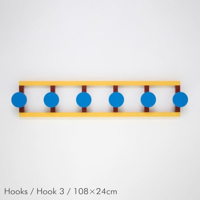 【ラーウィー/raawii / GOODS】のraawii(ラーウィー)/Hooks(フックス)/Hook3/108×24cm/壁掛けフック 人気、トレンドファッション・服の通販 founy(ファニー) 　カラフル　Colorful　シンプル　Simple　ミラノ　Milan　ホーム・キャンプ・アウトドア・お取り寄せ　Home,Garden,Outdoor,Camping Gear　家具・インテリア　Furniture　その他 インテリア雑貨、家具　Furniture, Interior, Others　 other-1|ID: prp329100004513598 ipo3291000000031889896