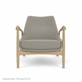 【オード コペンハーゲン/Audo Copenhagen / GOODS】のAudoCopenhagen(オドー・コペンハーゲン)/THESEALLOUNGECHAIR(ザシールラウンジチェア)/LowBack/ナチュラルオークベース/Re-wool(リウール)0218ベージュ 人気、トレンドファッション・服の通販 founy(ファニー) ファブリック Fabric フォルム Form フレーム Flame リゾート Resort リラックス Relax おすすめ Recommend ホーム・キャンプ・アウトドア・お取り寄せ Home,Garden,Outdoor,Camping Gear 家具・インテリア Furniture チェア・椅子 Chair ラウンジチェア Lounge Chair |ID:prp329100004516376
