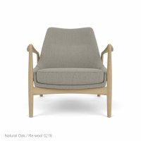 【オード コペンハーゲン/Audo Copenhagen / GOODS】のAudoCopenhagen(オドー・コペンハーゲン)/THESEALLOUNGECHAIR(ザシールラウンジチェア)/LowBack/ナチュラルオークベース/Re-wool(リウール)0218ベージュ 人気、トレンドファッション・服の通販 founy(ファニー) ファブリック Fabric フォルム Form フレーム Flame リゾート Resort リラックス Relax おすすめ Recommend ホーム・キャンプ・アウトドア・お取り寄せ Home,Garden,Outdoor,Camping Gear 家具・インテリア Furniture チェア・椅子 Chair ラウンジチェア Lounge Chair |ID:prp329100004516376
