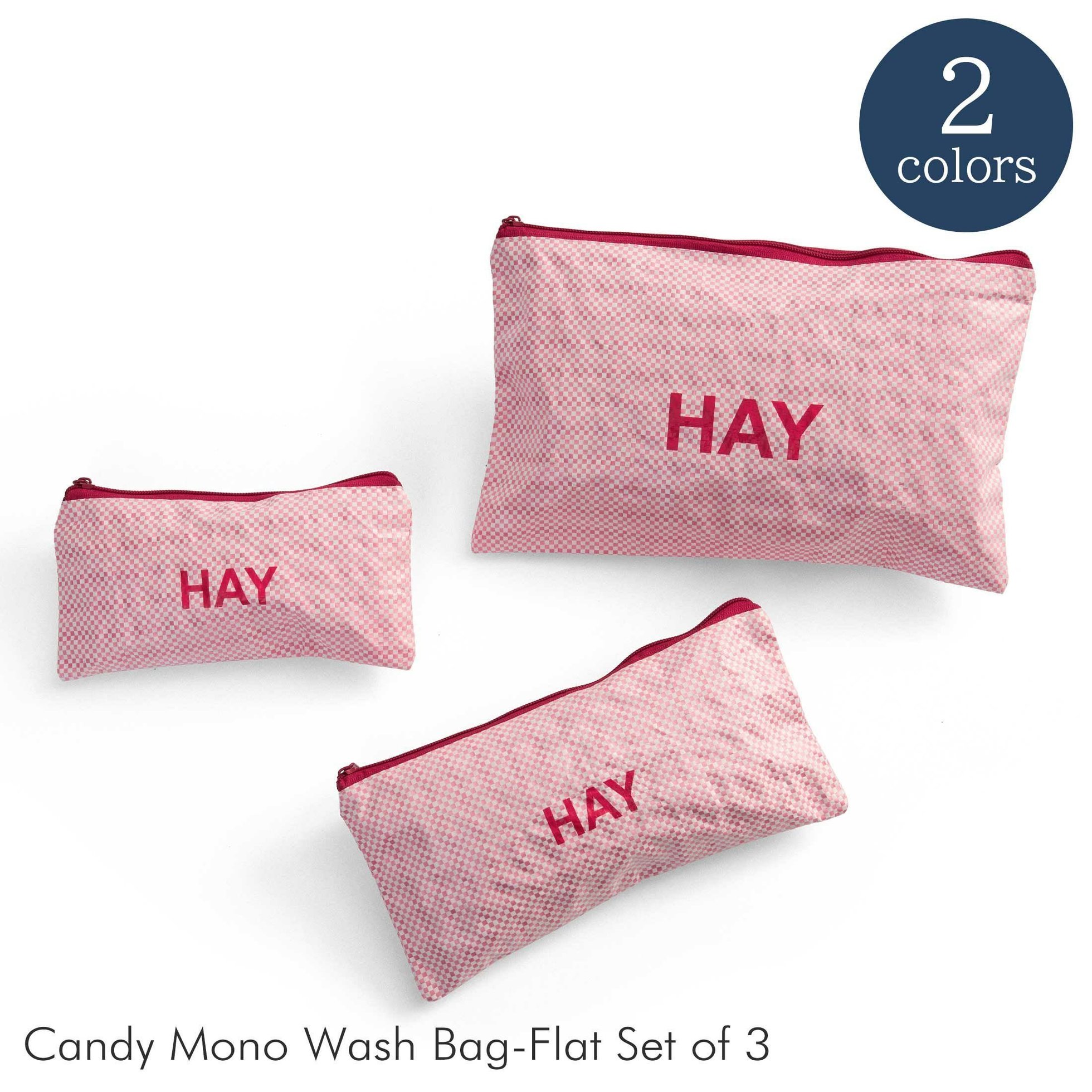 【ヘイ/HAY / GOODS】のCANDYMONOWASHBAG-FLATSETOF3(キャンディモノウォッシュバッグフラット)/全2色/ポーチ3点セット 人気、トレンドファッション・服の通販 founy(ファニー) 　カラフル　Colorful Design　フラット　Flat, Flat Shoes　ポーチ　Pouch, Small Case　旅行　Travel　ホーム・キャンプ・アウトドア・お取り寄せ　Home Living / Home & Lifestyle / Camping Gear / Outdoor Camping　家具・インテリア　Home Furniture & Interior. Stylish & Functional Living Spaces　ライト・照明　Lamps & Lighting Fixtures　 other-1|ID: prp329100004716977 ipo3291000000035427413