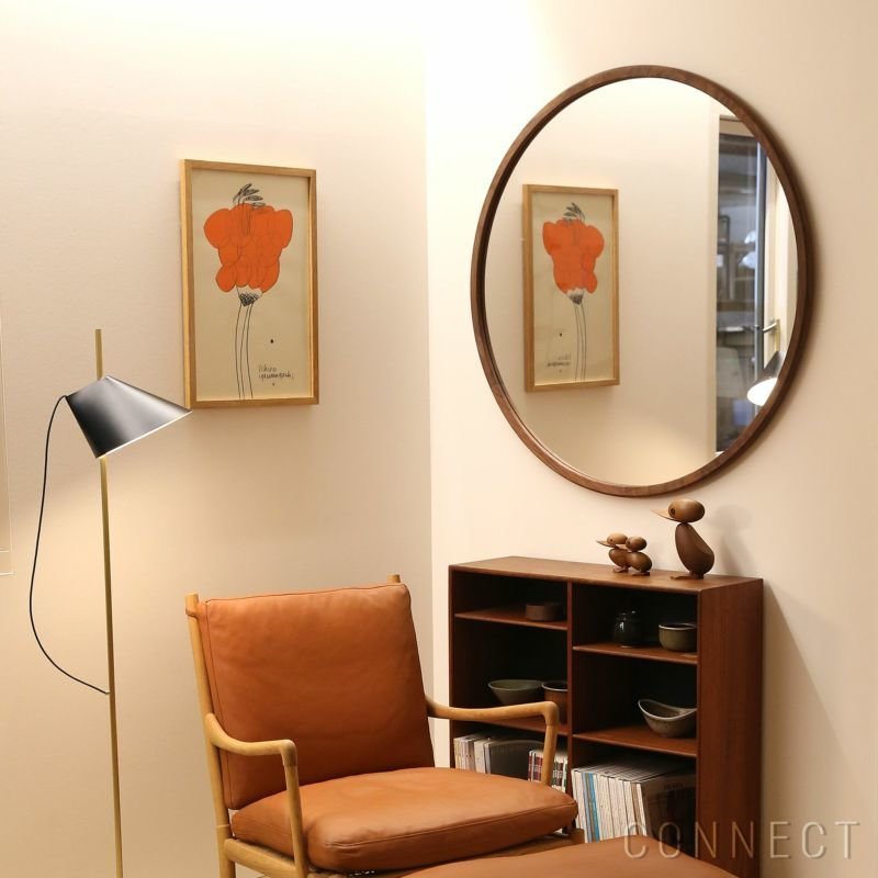 【フレデリシア/FREDERICIA / GOODS】のSilhouetteMirror(シルエットミラー)/Model8320/ウォルナット材・オイル仕上げ/Φ100cm 人気、トレンドファッション・服の通販 founy(ファニー) 　オイル　Body Oil　シンプル　Simple, Minimal　ホーム・キャンプ・アウトドア・お取り寄せ　Home Living / Home & Lifestyle / Camping Gear / Outdoor Camping　家具・インテリア　Home Furniture & Interior. Stylish & Functional Living Spaces　ミラー・ドレッサー　Mirrors & Dressers　壁掛けミラー・全身鏡・スタンドミラー　Wall Mirror　 other-1|ID: prp329100004725373 ipo3291000000034145591