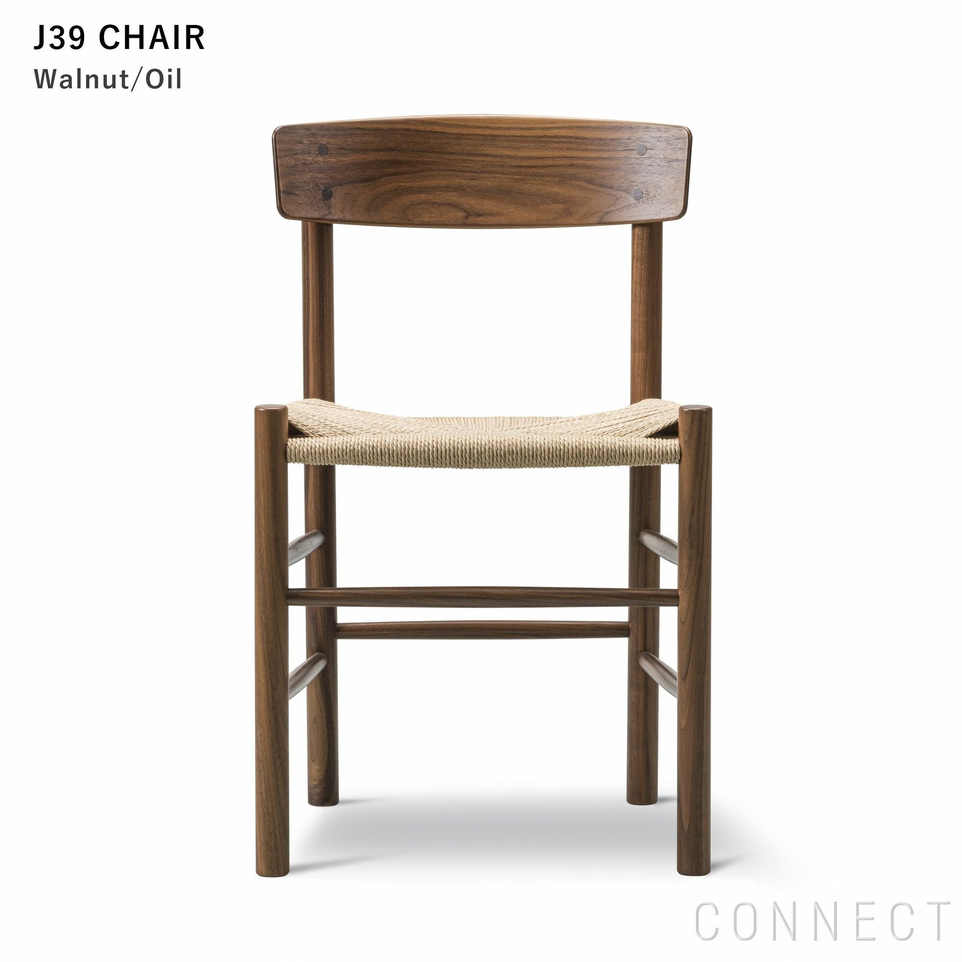 【フレデリシア/FREDERICIA / GOODS】のJ39(モーエンセンチェア・シェーカーチェア)/ウォルナット材・オイル仕上げSH44.5cm 人気、トレンドファッション・服の通販 founy(ファニー) 　オイル　Body Oil　シンプル　Simple, Minimal　ペーパー　Paper, Kraft Paper　モダン　Modern, Contemporary　ホーム・キャンプ・アウトドア・お取り寄せ　Home Living / Home & Lifestyle / Camping Gear / Outdoor Camping　家具・インテリア　Home Furniture & Interior. Stylish & Functional Living Spaces　その他 インテリア雑貨、家具　Home Decor & Furniture Extras　 other-1|ID: prp329100004725397 ipo3291000000035406884
