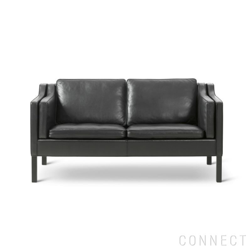 【フレデリシア/FREDERICIA / GOODS】のMogensen2212Sofa(モーエンセンソファ)/Model2212/2シーター/オーク材・ブラックラッカー仕上げ/レザー(Max98) 人気、トレンドファッション・服の通販 founy(ファニー) 　シンプル　Simple, Minimal　ホーム・キャンプ・アウトドア・お取り寄せ　Home Living / Home & Lifestyle / Camping Gear / Outdoor Camping　家具・インテリア　Home Furniture & Interior. Stylish & Functional Living Spaces　ソファー　Couches & Sofas　 other-1|ID: prp329100004725421 ipo3291000000034145644