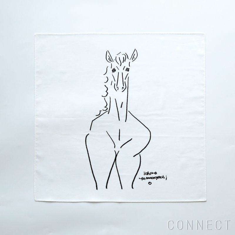 【山口一郎/Ichiro Yamaguchi / GOODS】の[販売終了]山口一郎描きおろし/午(うま)ハンカチ《メール便のみ送料無料》 人気、トレンドファッション・服の通販 founy(ファニー) 　送料無料　Free Shipping　おすすめ　Recommended / Our Picks　ハンカチ　Handkerchief, Hanky　バンダナ　Bandana, Head Scarf　プリント　Print, Printed Pattern　人気　Popular, Best Seller　吸水　Absorbent, Quick-Dry　ホーム・キャンプ・アウトドア・お取り寄せ　Home Living / Home & Lifestyle / Camping Gear / Outdoor Camping　家具・インテリア　Home Furniture & Interior. Stylish & Functional Living Spaces　その他 インテリア雑貨、家具　Home Decor & Furniture Extras　 other-1|ID: prp329100004834698 ipo3291000000035213614