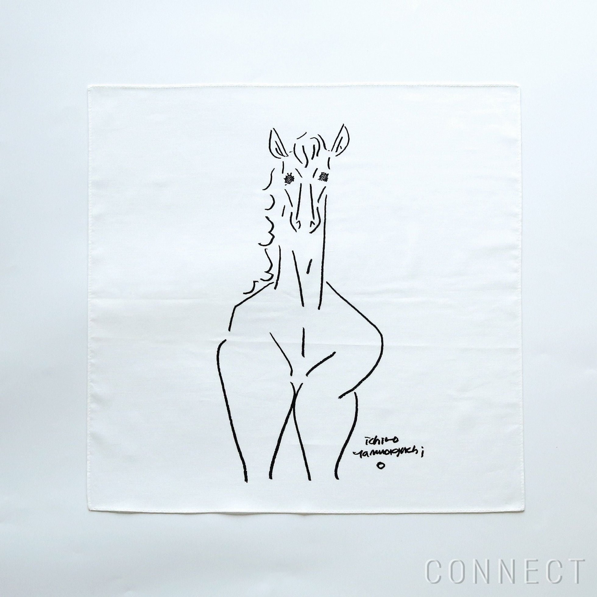 【山口一郎/Ichiro Yamaguchi / GOODS】の[販売終了]山口一郎描きおろし/午(うま)ハンカチ《メール便のみ送料無料》 人気、トレンドファッション・服の通販 founy(ファニー) 　送料無料　Free Shipping　おすすめ　Recommended / Our Picks　ハンカチ　Handkerchief, Hanky　バンダナ　Bandana, Head Scarf　プリント　Print, Printed Pattern　人気　Popular, Best Seller　吸水　Absorbent, Quick-Dry　ホーム・キャンプ・アウトドア・お取り寄せ　Home Living / Home & Lifestyle / Camping Gear / Outdoor Camping　家具・インテリア　Home Furniture & Interior. Stylish & Functional Living Spaces　その他 インテリア雑貨、家具　Home Decor & Furniture Extras　 other-1|ID: prp329100004834698 ipo3291000000035452702