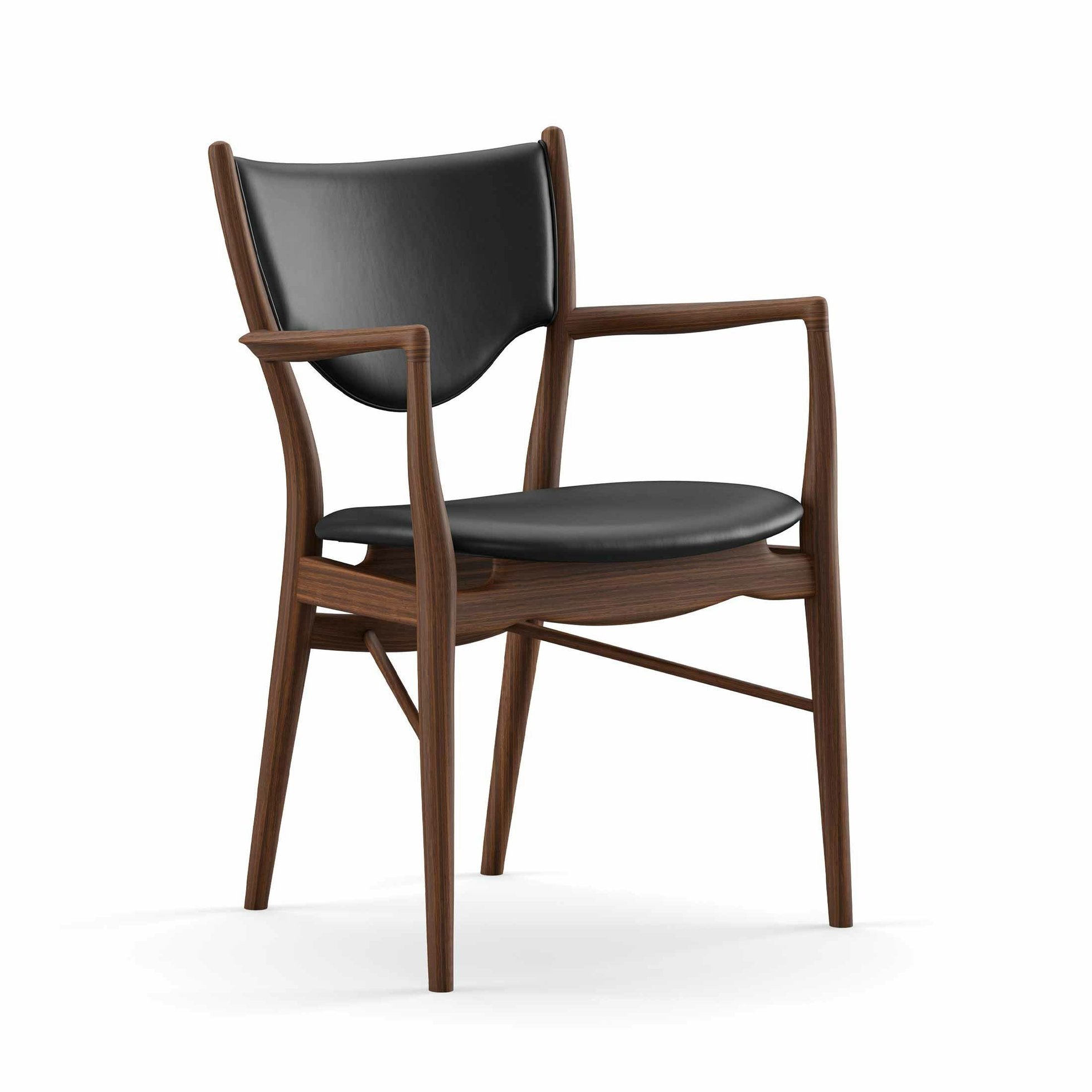 【ハウス オブ フィン ユール/HOUSE OF FINN JUHL / GOODS】のHOUSEOFFINNJUHL(ハウス・オブ・フィンユール)/46ARMCHAIR/ウォルナット材・オイル仕上げ・エレガンスレザー(EleganceBlack)/アームチェア 大人の最旬トレンドファッション＆コーディネート founy(ファウニー) 　エレガント 上品　Elegant　オイル　Body Oil　ホーム・キャンプ・アウトドア・お取り寄せ　Home Living / Home & Lifestyle / Camping Gear / Outdoor Camping　家具・インテリア　Home Furniture & Interior. Stylish & Functional Living Spaces　チェア・椅子　Seating & Chairs　アームチェア・アクセントチェア　Armchairs & Accent Chairs　 other-1|ID: prp329100004965388 ipo3291000000037254350
