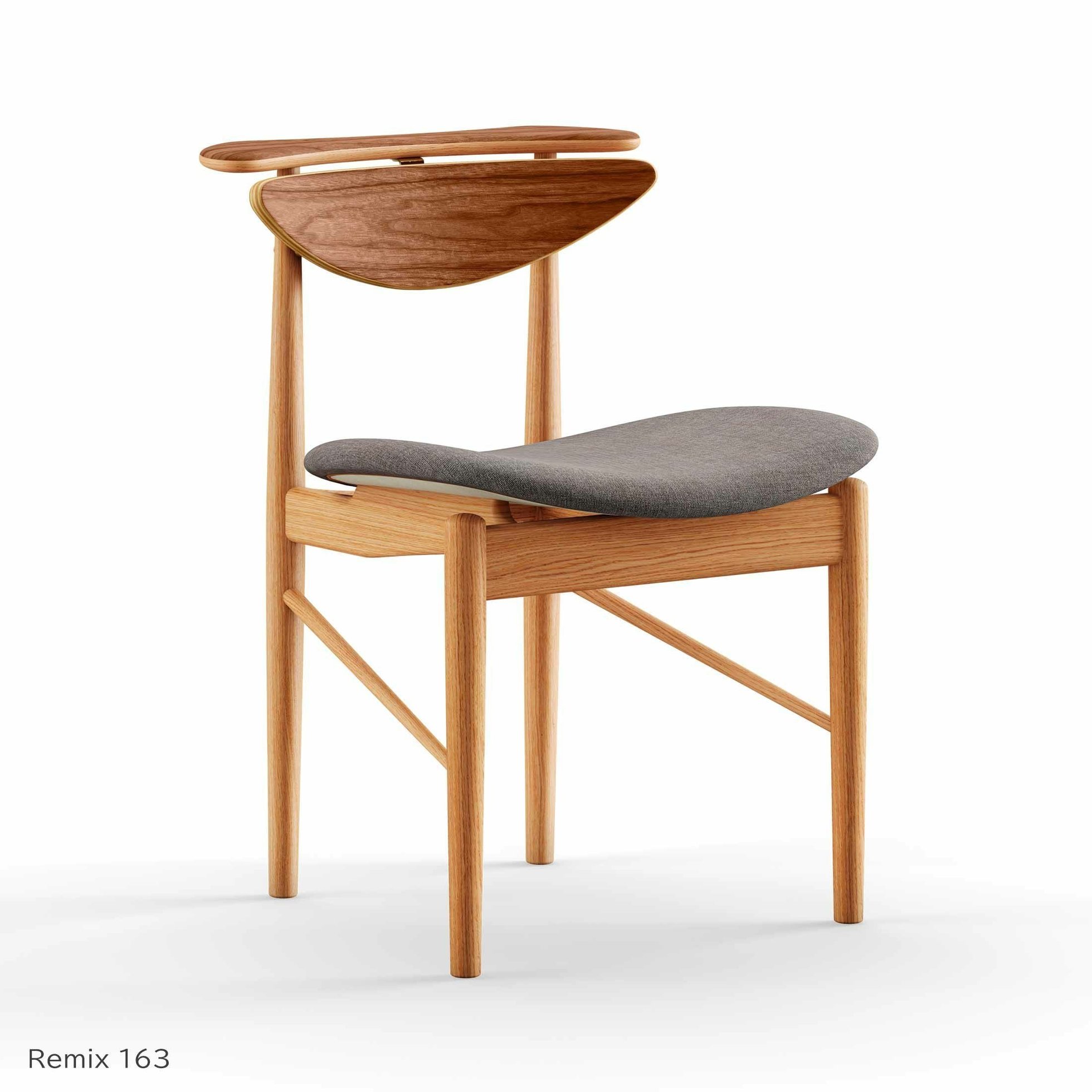 【ハウス オブ フィン ユール/HOUSE OF FINN JUHL / GOODS】のHOUSEOFFINNJUHL(ハウス・オブ・フィンユール)/READINGCHAIR(リーディングチェア)/オーク材・ウォルナット材・オイル仕上げ/Remix163(リミックス)/チェア 大人の最旬トレンドファッション＆コーディネート founy(ファウニー) 　オイル　Body Oil　シンプル　Simple, Minimal　ファブリック　Fabric, Textile　フレーム　Frame, Outline　ホーム・キャンプ・アウトドア・お取り寄せ　Home Living / Home & Lifestyle / Camping Gear / Outdoor Camping　家具・インテリア　Home Furniture & Interior. Stylish & Functional Living Spaces　チェア・椅子　Seating & Chairs　ダイニングチェア・木製チェア　Dining Chairs　 other-1|ID: prp329100004965452 ipo3291000000037254416