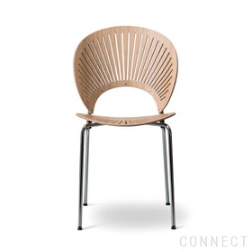【フレデリシア/FREDERICIA / GOODS】のTrinidadChair(トリニダードチェア)/Model3398/オーク材・ラッカー仕上げ/クローム脚 大人の最旬トレンドファッション＆コーディネート founy(ファウニー) シェイプ Shape, Slim Fit ラウンド Round, Round Neck ホーム・キャンプ・アウトドア・お取り寄せ Home Living / Home & Lifestyle / Camping Gear / Outdoor Camping 家具・インテリア Home Furniture & Interior. Stylish & Functional Living Spaces ライト・照明 Lamps & Lighting Fixtures |ID:prp329100004965743