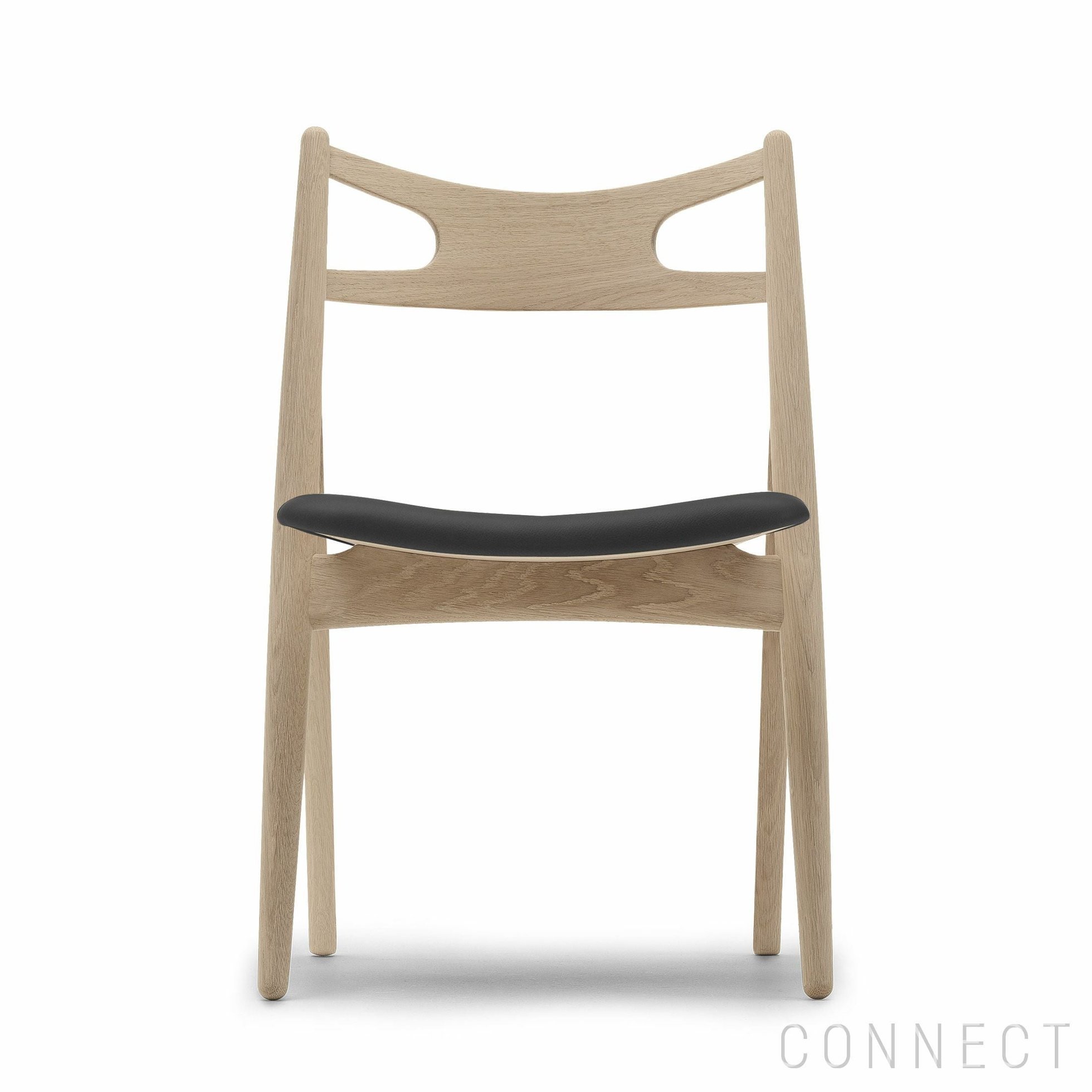 【カール ハンセン&サン/CARL HANSEN & SON / GOODS】のCH29PSAWBUCKCHAIR(ソーバックチェア)/オーク材・ホワイトオイル仕上げ/ブラックレザー(Thor301)/ダイニングチェア 大人の最旬トレンドファッション＆コーディネート founy(ファウニー) 　オイル　Body Oil　シンプル　Simple, Minimal　フレーム　Frame, Outline　人気　Popular, Best Seller　ホーム・キャンプ・アウトドア・お取り寄せ　Home Living / Home & Lifestyle / Camping Gear / Outdoor Camping　家具・インテリア　Home Furniture & Interior. Stylish & Functional Living Spaces　チェア・椅子　Seating & Chairs　ダイニングチェア・木製チェア　Dining Chairs　 other-1|ID: prp329100004965756 ipo3291000000037254765