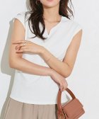 【ピエロ/Pierrot】の選べるフレンチスリーブテレコリブカットソー 人気、トレンドファッション・服の通販 founy(ファニー) ファッション Fashion レディースファッション WOMEN トップス・カットソー Tops/Tshirt カットソー Cut and Sewn 送料無料 Free Shipping プチプライス・低価格 Affordable thumbnail 166cm / オフホワイト / キーネック / M|ID: prp329100001119307 ipo3291000000032088985