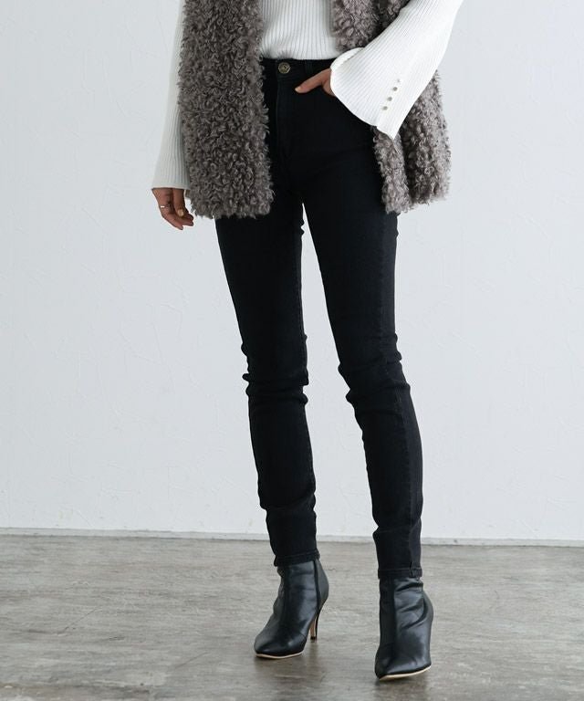 【ピエロ/Pierrot】の裏起毛スキニーデニム インテリア・キッズ・メンズ・レディースファッション・服の通販 founy(ファニー) https://founy.com/ ファッション Fashion レディースファッション Fashion for Women パンツ Pants & Trousers 送料無料 Free Shipping アンクル Ankle-Length Design スキニーデニム Skinny Jeans, Slim Jeans ストレッチ Stretch, Stretchy Fabric プチプライス・低価格 Affordable / Budget Price |ID: prp329100001119358 ipo3291000000035807113