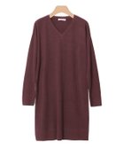 【ピエロ/Pierrot】の【アウトレットSALE!】選べるカシミヤタッチニットワンピース ボルドー|ID: prp329100001119404 ipo3291000000031811318