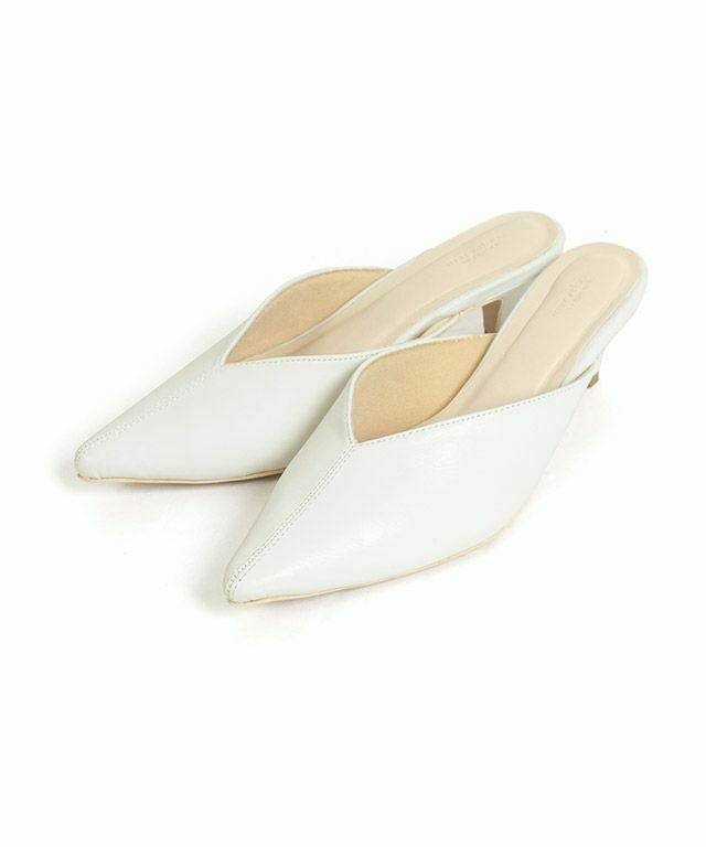 【ピエロ/Pierrot】の【アウトレットSALE!】Vカットミュール インテリア・キッズ・メンズ・レディースファッション・服の通販 founy(ファニー) 　ファッション　Fashion　レディースファッション　Fashion for Women　アウトレット　Outlet / Clearance　インソール　Shoe Insole　クッション　Cushion, Throw Pillow　シューズ　Shoes, Footwear　パイソン　Python, Snakeskin Pattern　プチプライス・低価格　Affordable / Budget Price　メッシュ　Mesh, Net Fabric　ホワイト|ID: prp329100001119543 ipo3291000000022694144