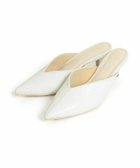 【ピエロ/Pierrot】の【アウトレットSALE!】Vカットミュール ホワイト|ID: prp329100001119543 ipo3291000000035807315