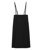 【ピエロ/Pierrot】のショルダーストラップサロペットスカート 人気、トレンドファッション・服の通販 founy(ファニー) ファッション Fashion レディースファッション Fashion for Women スカート Skirts ジョーゼット Georgette, Semi-Sheer Fabric スリット Slit, Slit Detail プチプライス・低価格 Affordable / Budget Price ラップ Wrap, Wrap Design thumbnail ブラック|ID: prp329100001119680 ipo3291000000036068981