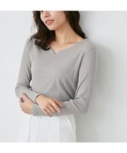 【ピエロ/Pierrot】の【一部予約】ネックが選べるテレコリブカットソー 人気、トレンドファッション・服の通販 founy(ファニー) ファッション Fashion レディースファッション Fashion for Women トップス・カットソー Cut & Sew Tops カットソー・ベーシックTシャツ Cut-and-Sewn Tops / Stretch Tees & Basics 送料無料 Free Shipping クラシック Classic, Timeless Style スクエア Square, Square Shape デコルテ Décolleté, Neckline プチプライス・低価格 Affordable / Budget Price ワイド Wide, Wide Fit thumbnail 167cm / ライトグレー / キーネック / M|ID: prp329100001119734 ipo3291000000033345613