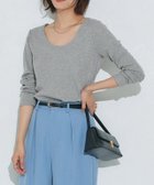 【ピエロ/Pierrot】の【一部予約】ネックが選べるテレコリブカットソー 人気、トレンドファッション・服の通販 founy(ファニー) ファッション Fashion レディースファッション Fashion for Women トップス・カットソー Cut & Sew Tops カットソー・ベーシックTシャツ Cut-and-Sewn Tops / Stretch Tees & Basics 送料無料 Free Shipping クラシック Classic, Timeless Style スクエア Square, Square Shape デコルテ Décolleté, Neckline プチプライス・低価格 Affordable / Budget Price ワイド Wide, Wide Fit thumbnail 167cm / 杢グレー / ワイドネック / M|ID: prp329100001119734 ipo3291000000033345617