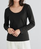 【ピエロ/Pierrot】のネックが選べるテレコリブカットソー 167cm / ブラック / ワイドネック / M|ID: prp329100001119734 ipo3291000000034696895