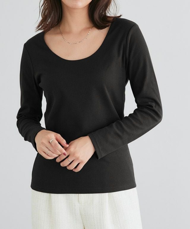 【ピエロ/Pierrot】のネックが選べるテレコリブカットソー インテリア・キッズ・メンズ・レディースファッション・服の通販 founy(ファニー) https://founy.com/ ファッション Fashion レディースファッション Fashion for Women トップス・カットソー Cut & Sew Tops カットソー・ベーシックTシャツ Cut-and-Sewn Tops / Stretch Tees & Basics 送料無料 Free Shipping クラシック Classic, Timeless Style スクエア Square, Square Shape デコルテ Décolleté, Neckline プチプライス・低価格 Affordable / Budget Price ワイド Wide, Wide Fit |ID: prp329100001119734 ipo3291000000036275383