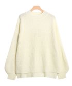 【ピエロ/Pierrot】のボリューム袖ハイネックプルオーバー 人気、トレンドファッション・服の通販 founy(ファニー) ファッション Fashion レディースファッション Fashion for Women トップス・カットソー Cut & Sew Tops カジュアルプルオーバー・ニットトップス Pullovers & Knit Tops / Casual Pullovers シンプル Simple, Minimal ハイネック High Neck, Mock Neck プチプライス・低価格 Affordable / Budget Price ボトム Bottoms, Lower Wear エレガント 上品 Elegant 畦 Ribbed Knit thumbnail アイボリー|ID: prp329100001119799 ipo3291000000036069215