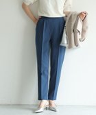 【ピエロ/Pierrot】の【B会場】【12サイズ展開】高見えすっきりテーパードパンツ 163cm / インディゴブルー / TM|ID:prp329100001119830
