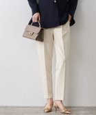 【ピエロ/Pierrot】の高見えすっきりテーパードパンツ 【12サイズ展開】 167cm / アイボリー / TM|ID:prp329100001119830