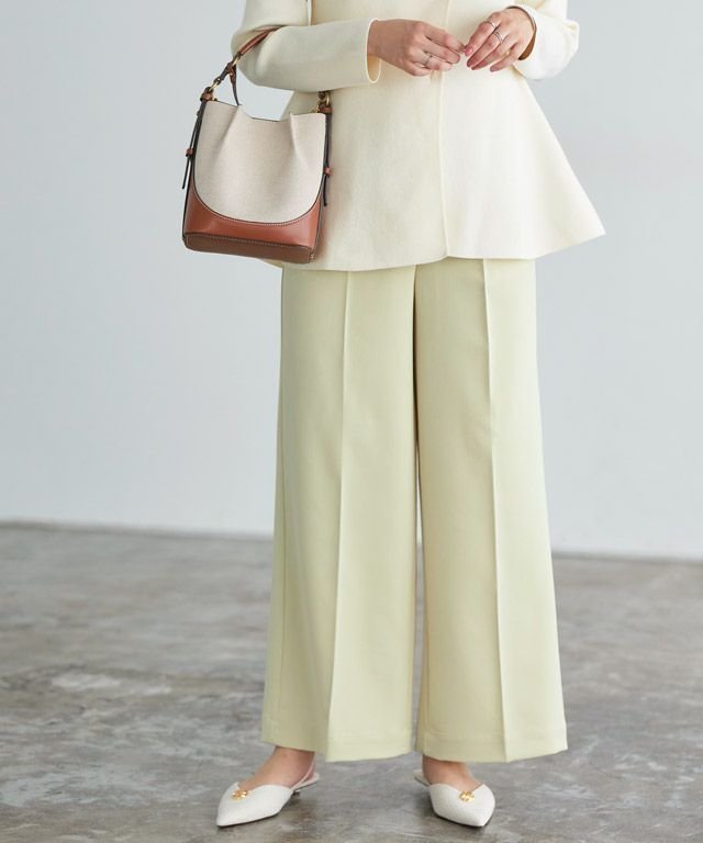 【ピエロ/Pierrot】の高見えワイドパンツ 【10サイズ展開】 インテリア・キッズ・メンズ・レディースファッション・服の通販 founy(ファニー) ファッション Fashion レディースファッション Fashion for Women パンツ Pants & Trousers 送料無料 Free Shipping ジップ Zip, Zipper センター Center, Center Line フラット Flat, Flat Shoes プチプライス・低価格 Affordable / Budget Price リアル Real, Realistic ワイド Wide, Wide Fit エレガント 上品 Elegant 166cm / クリームイエロー / TM|ID: prp329100001119868 ipo3291000000034595924
