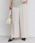 【ピエロ/Pierrot】の【一部予約】高見えワイドパンツ 【10サイズ展開】 162cm / ライトサンドベージュ / M|ID: prp329100001119868 ipo3291000000034911643