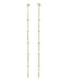 【ピエロ/Pierrot】のsilver925 パールチェーンロングピアス [Pierrot] ゴールド|ID: prp329100001119922 ipo3291000000036275474